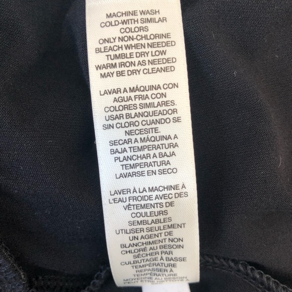 Black hi low rayon maxi skirt. - Picture 6 of 6